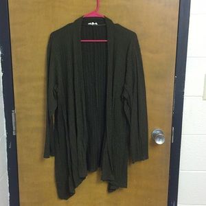 Army Green Cardigan